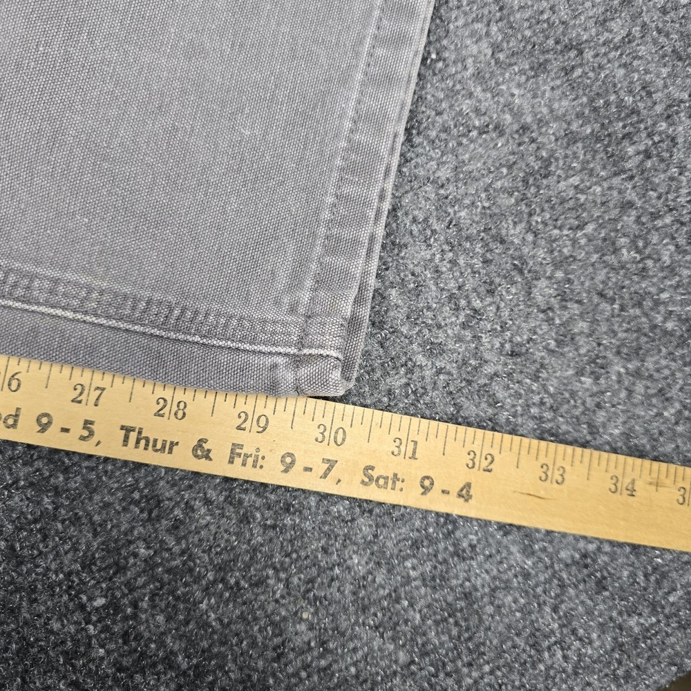 Carhartt Pants Mens 40x30 Relaxed Fit Canvas Work 100095-039 Gray Gravel‎ - Picture 14 of 14